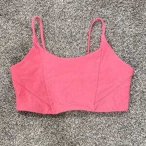 Women’s pink sports bra